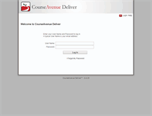 Tablet Screenshot of deliver.courseavenue.com